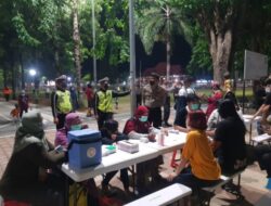 Pamor Keris Gelar Patroli Penegakan Prokes dan Buka Gerai Vaksinasi di Alun-Alun Situbondo