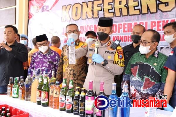 Kapolres Situbondo AKBP Andi Sinjaya Beberkan Hasil Operasi Pekat Jelang Ramadhan