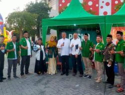 PC GP Ansor Dan PC Fatayat NU Nganjuk Gelar Pasar Rakyat Di Gor Begadung