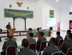 Prajurit dan PNS Korem 071/Wijayakusuma Terima Sosialisasi  Perjanjian Kerjasama  Antara TNI AD dengan BRI Purwokerto