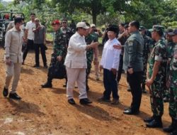 Menhan Prabowo Sambangi Cianjur, Tinjau Ketahanan Pangan