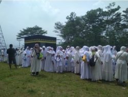 Peragaan Manasik Haji Anak Usia Dini/ PAUD Kecamatan Haurwangi Kabupaten Cianjur