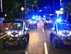 Pengamanan KTT G20, Polwan dan Kowad Patroli dengan Mobil Listrik