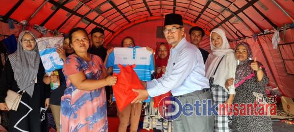 Paguyuban Sawargi Siliwangi dan PT Wika Beton Mobile Concert Salurkan Bantuan ke Cianjur