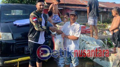 H.Widodo Serahkan Bantuan 150 Karung Beras Melalui Ketua PC AMK Kota Pontianak