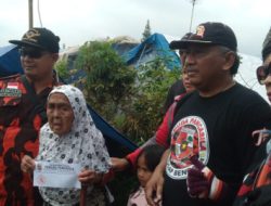 Datangi Lokasi Gempa, PAC Pemuda Pancasila Purwokerto Utara Kembali Salurkan Bantuan untuk Korban Gempa Cianjur
