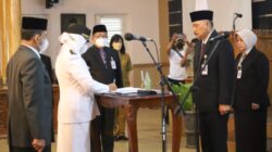 7 Pejabat Administrator dan 2 Pejabat Pengawas Pemkab Purworejo Dilantik